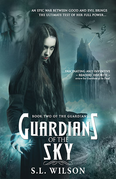 Guardians of the Sky by S.L. Wilson book two of The Guardians YA Fantasy